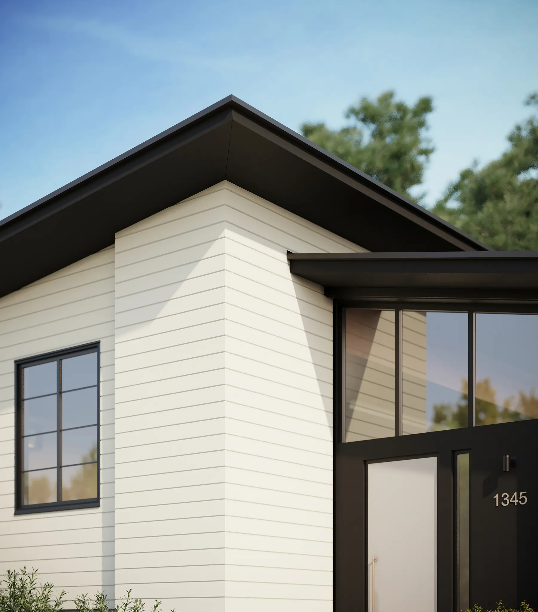 Hardie Artisan V-Groove profile with contemporary horizontal reveal lines