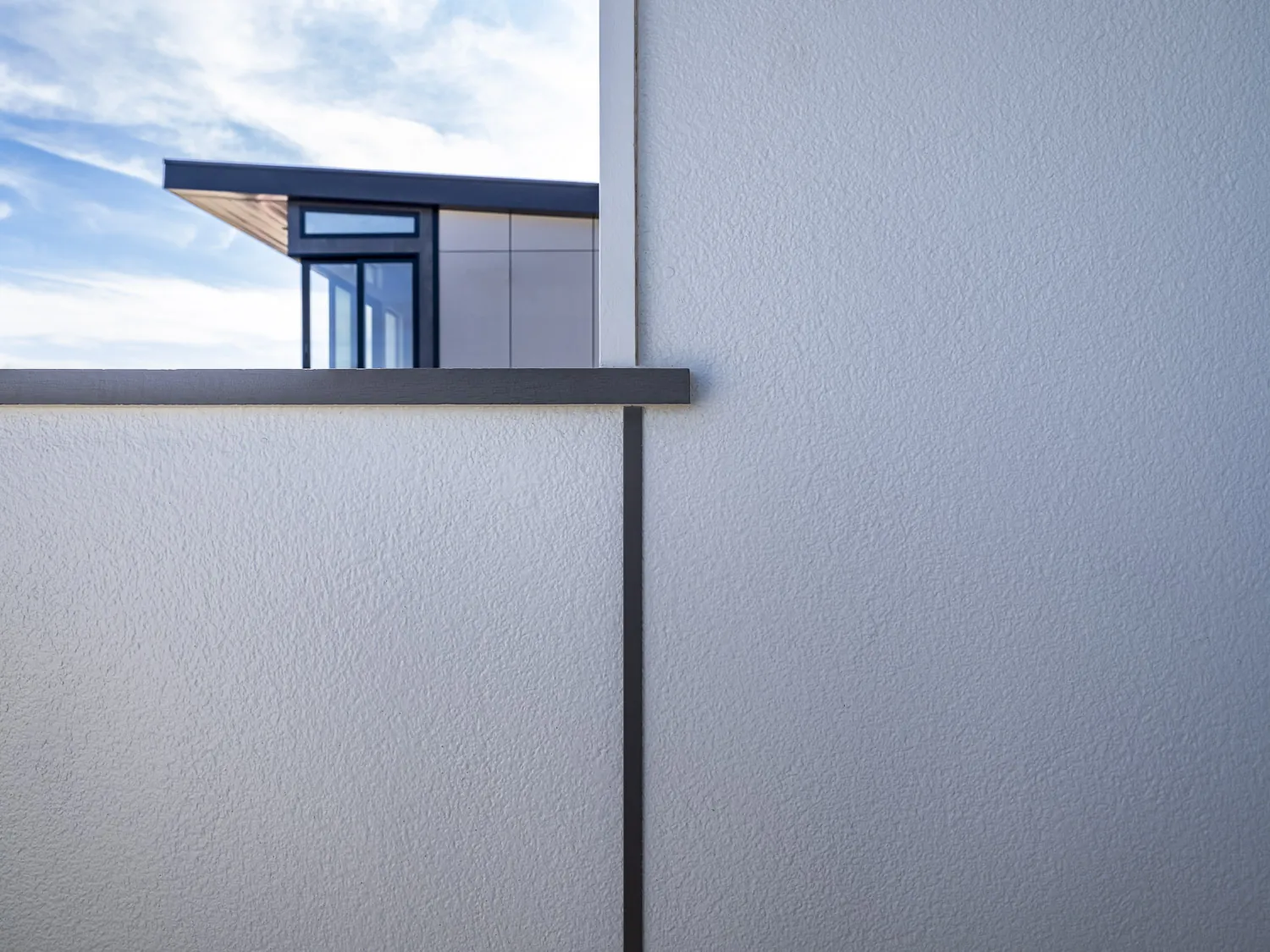 Hardie architectural panel corner detail with clean modern reveals