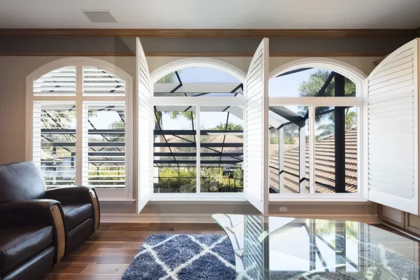 roofing-gallery-13 Bright and elegant living space featuring professionally installed windows with custom shutters, enhancing energy efficiency and aesthetic appeal in Indianapolis and surrounding areas.
