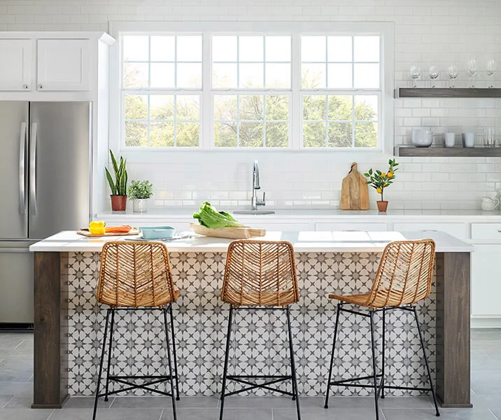 Low-maintenance single-hung vinyl replacement window for Indiana homes