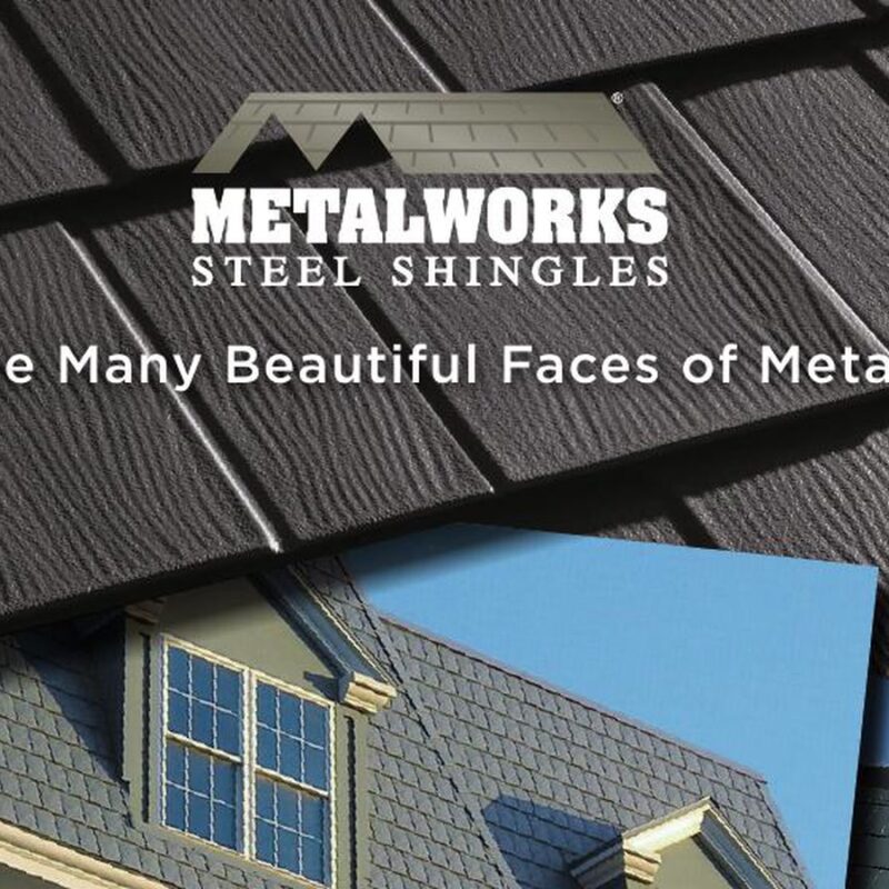 TAMKO MetalWorks steel shingle profiles and residential roof examples